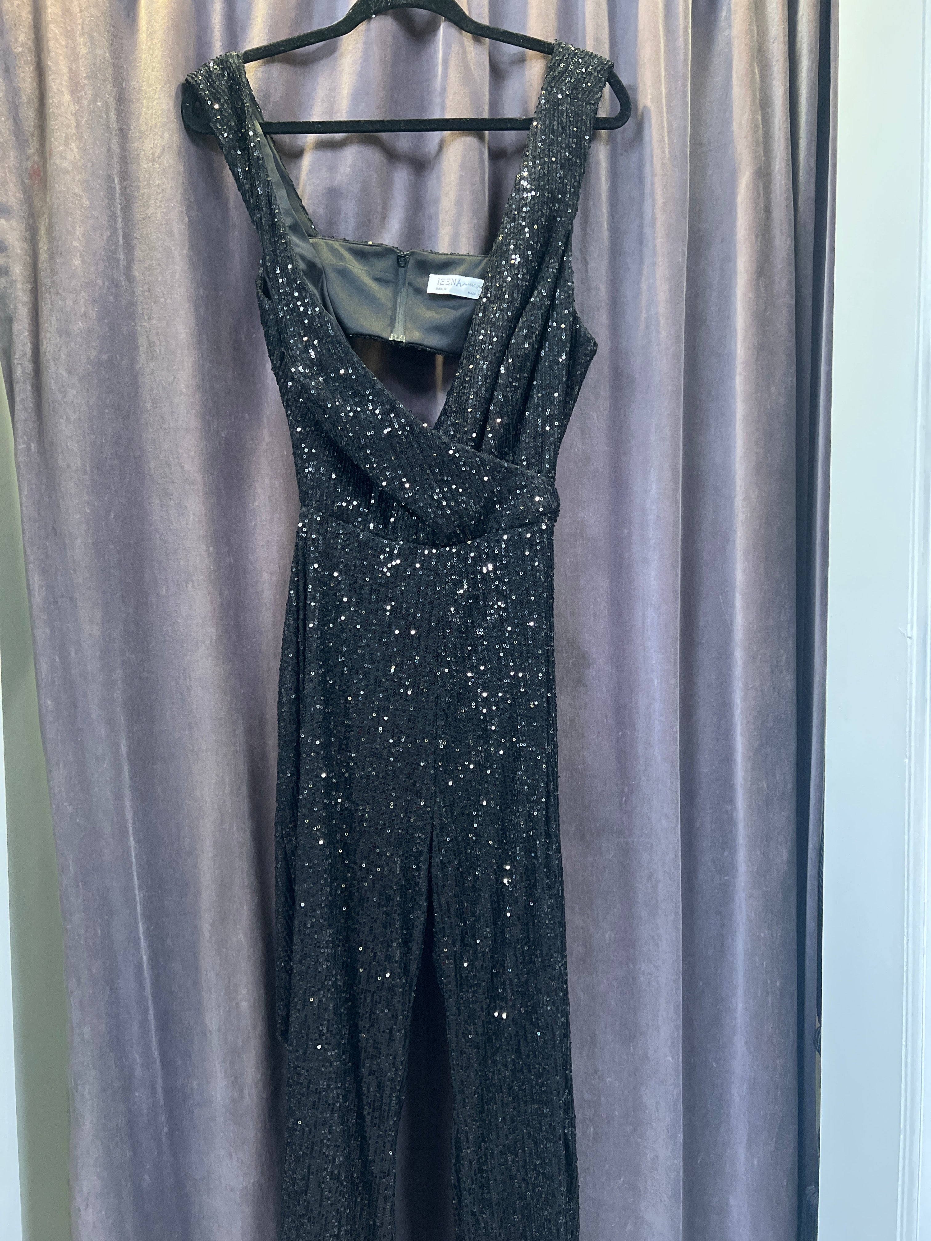 Ieena for Macdougal Sequin Jumpsuit (Size 12)