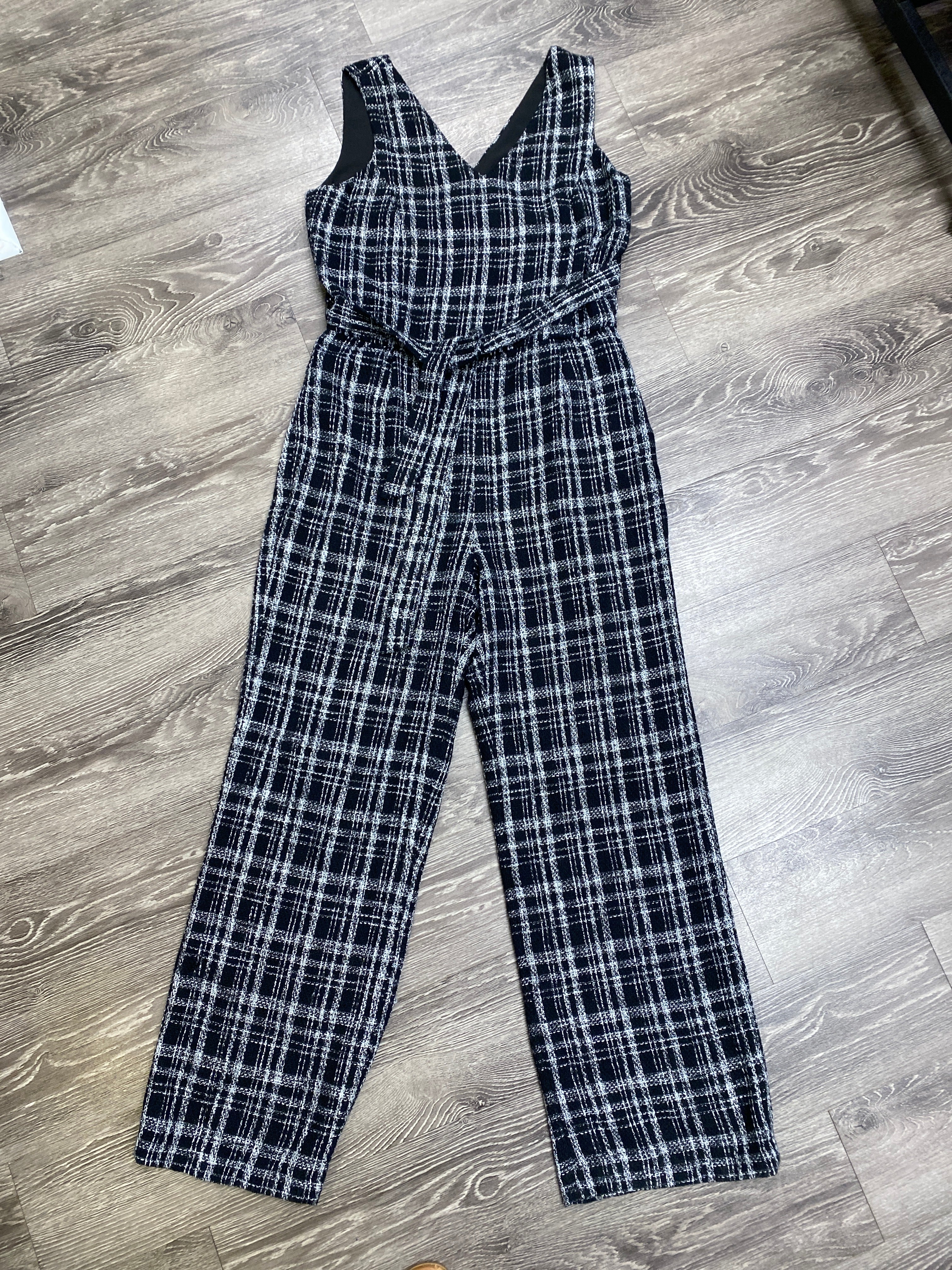 J McLaughlin Tweed Sleeveless Jumpsuit - Size 6