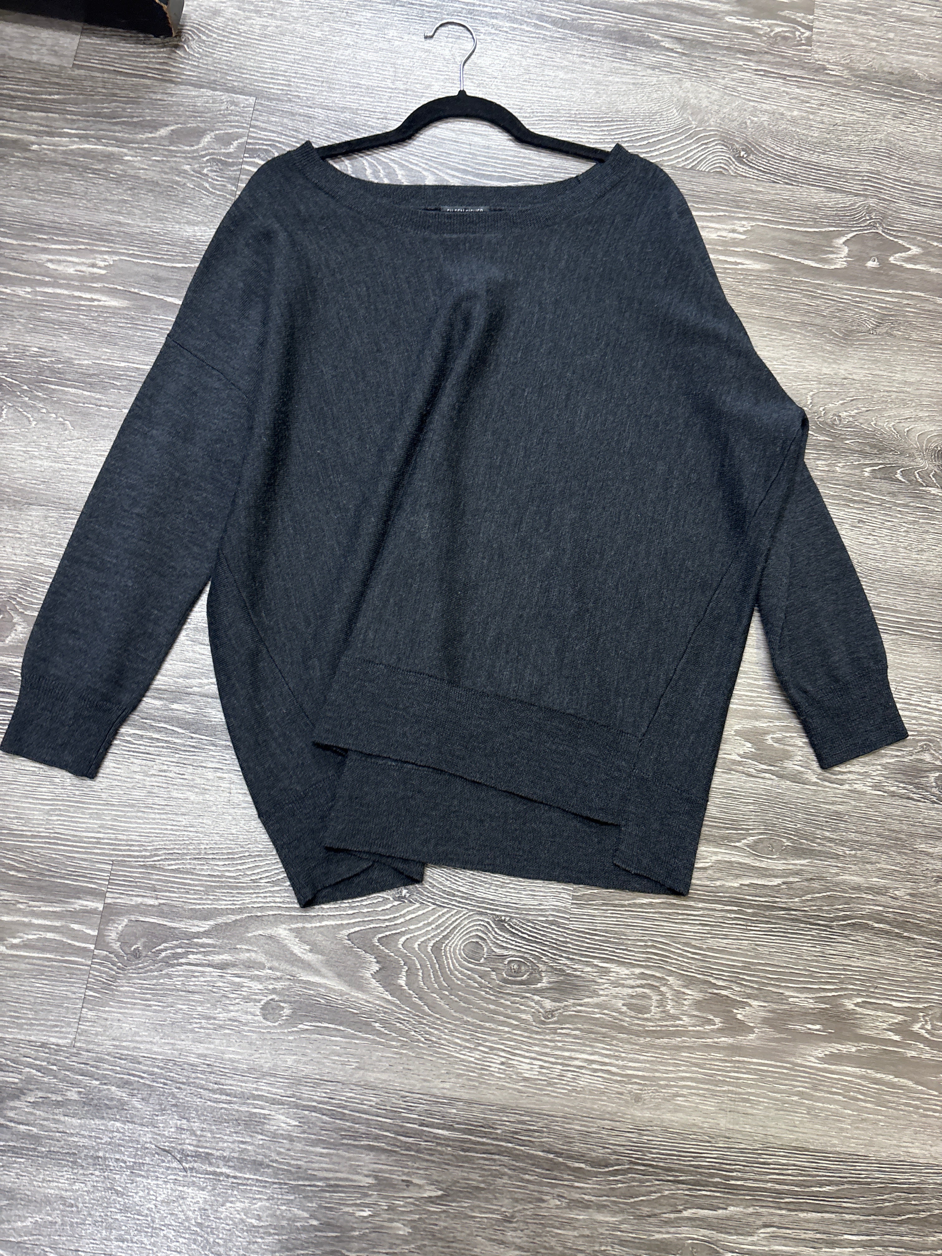 Eileen Fisher Merino Pullover Sweater - large