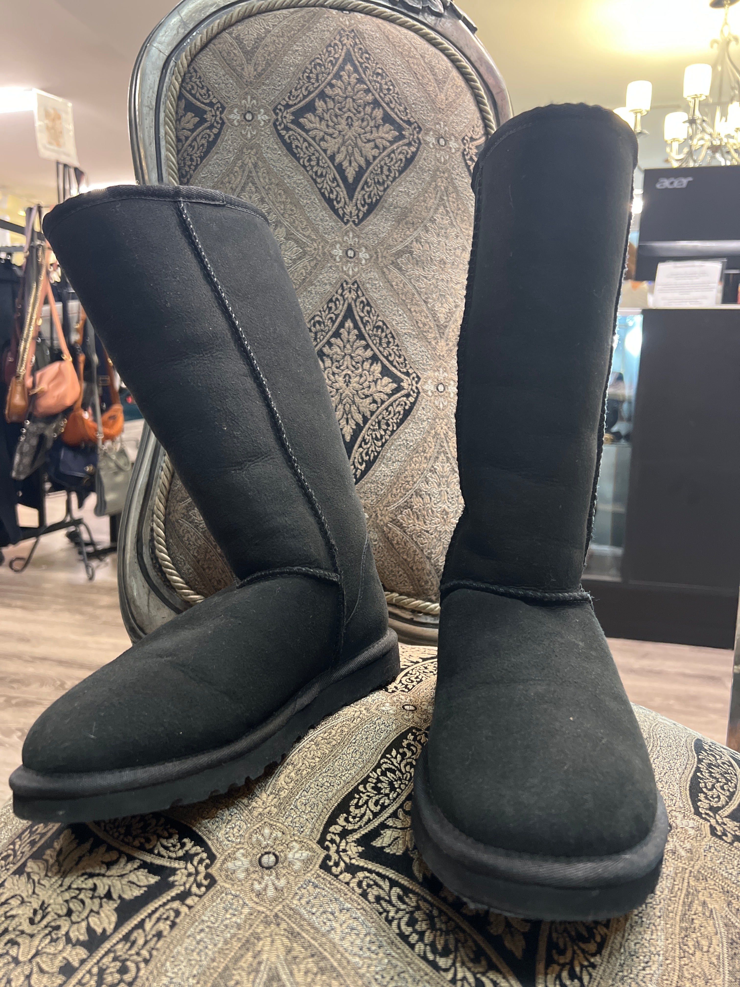 UGG Tall Suede Boots (Size 6)