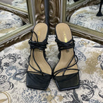 Load image into Gallery viewer, Fashion Nova Strappy Heels Shoes - size 6
