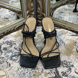 Fashion Nova Strappy Heels Shoes - size 6