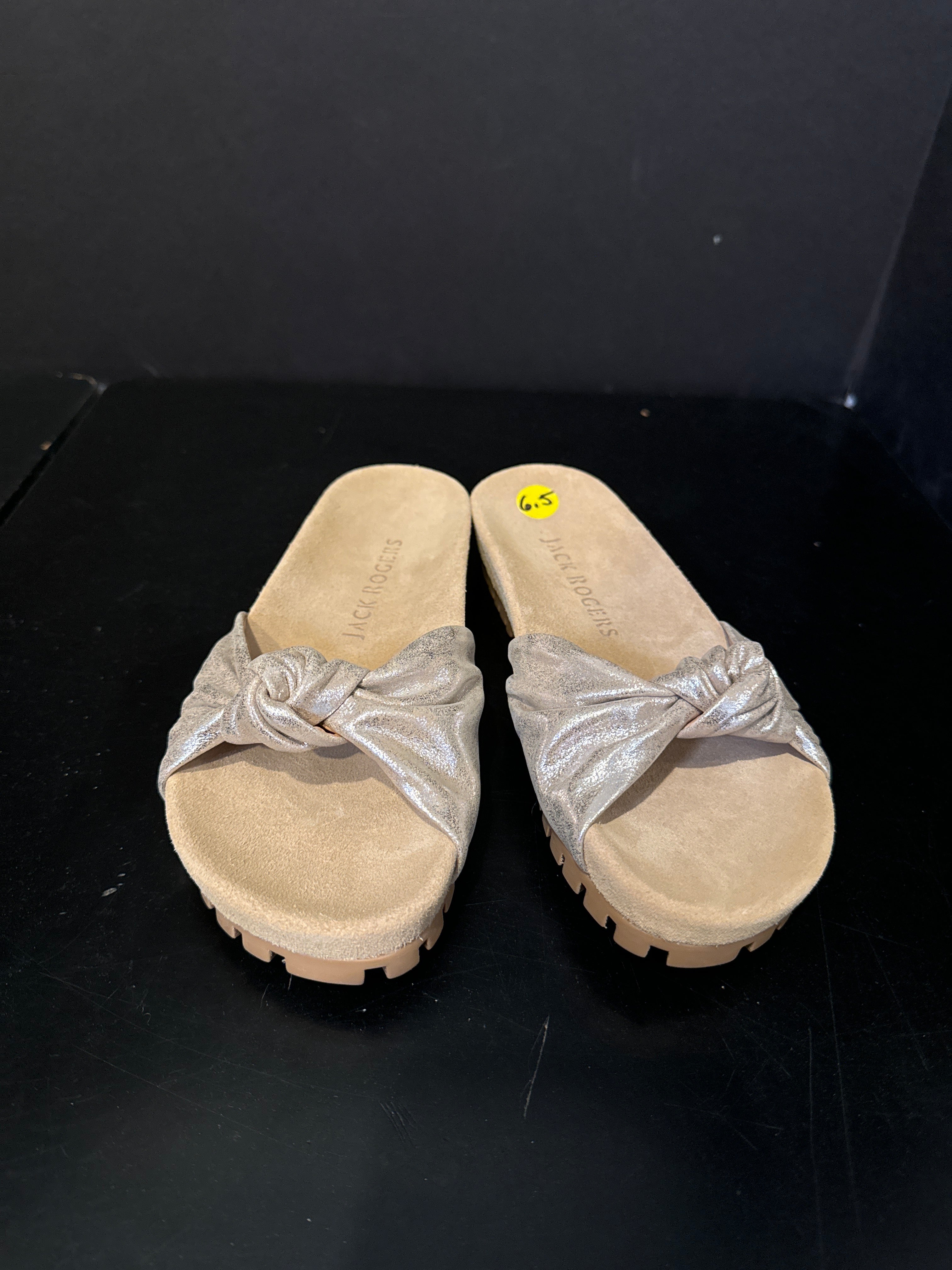 Jack Rogers Suede Knot Sandal Shoes - size 6.5