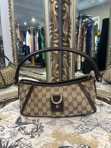 Gucci Monogram Top Zip Shoulder Bag