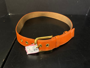 Prada Leather Belt Gold Buckle - 34/85