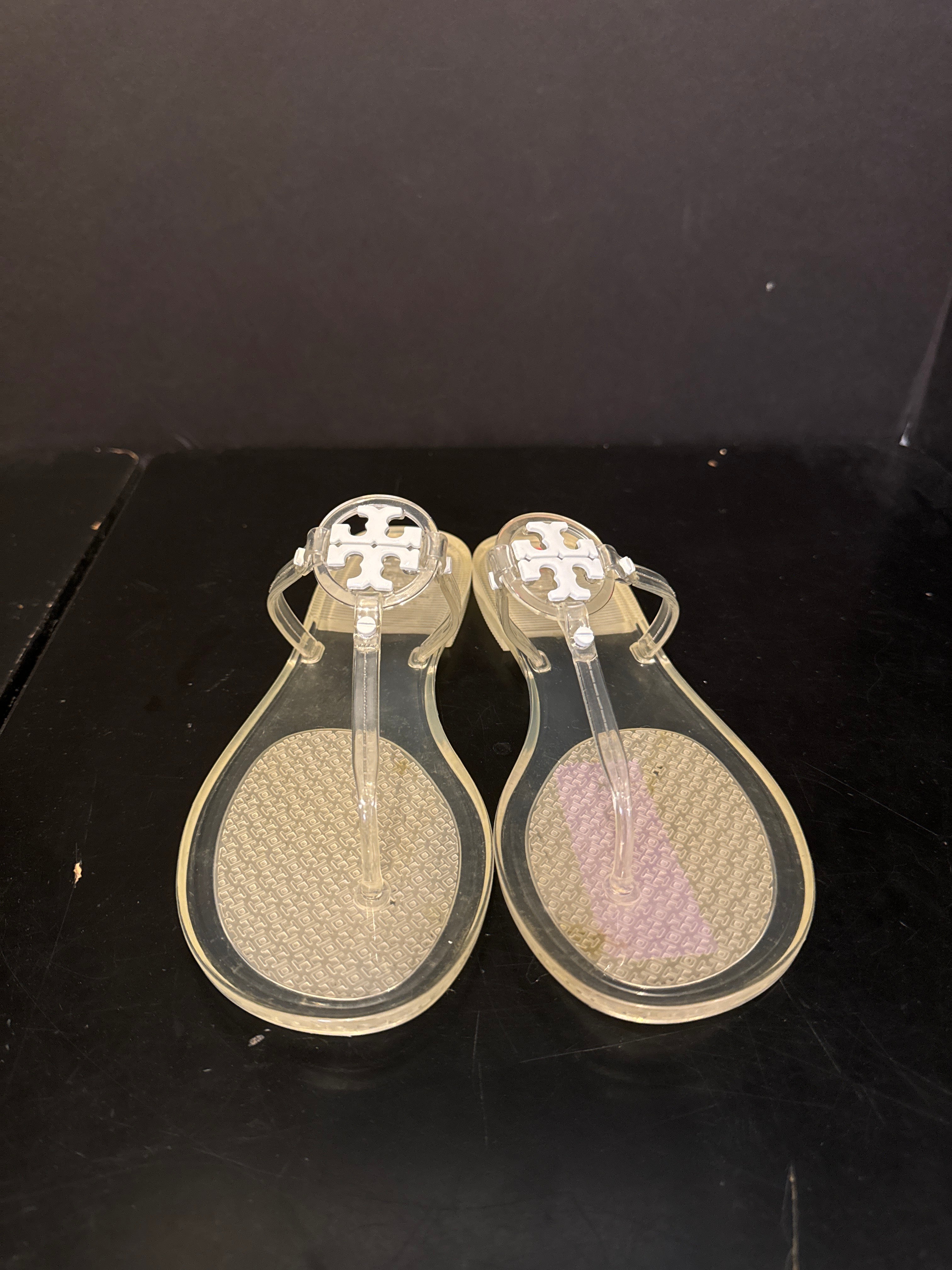 Tory Burch Jelly Thong Shoes - size 8