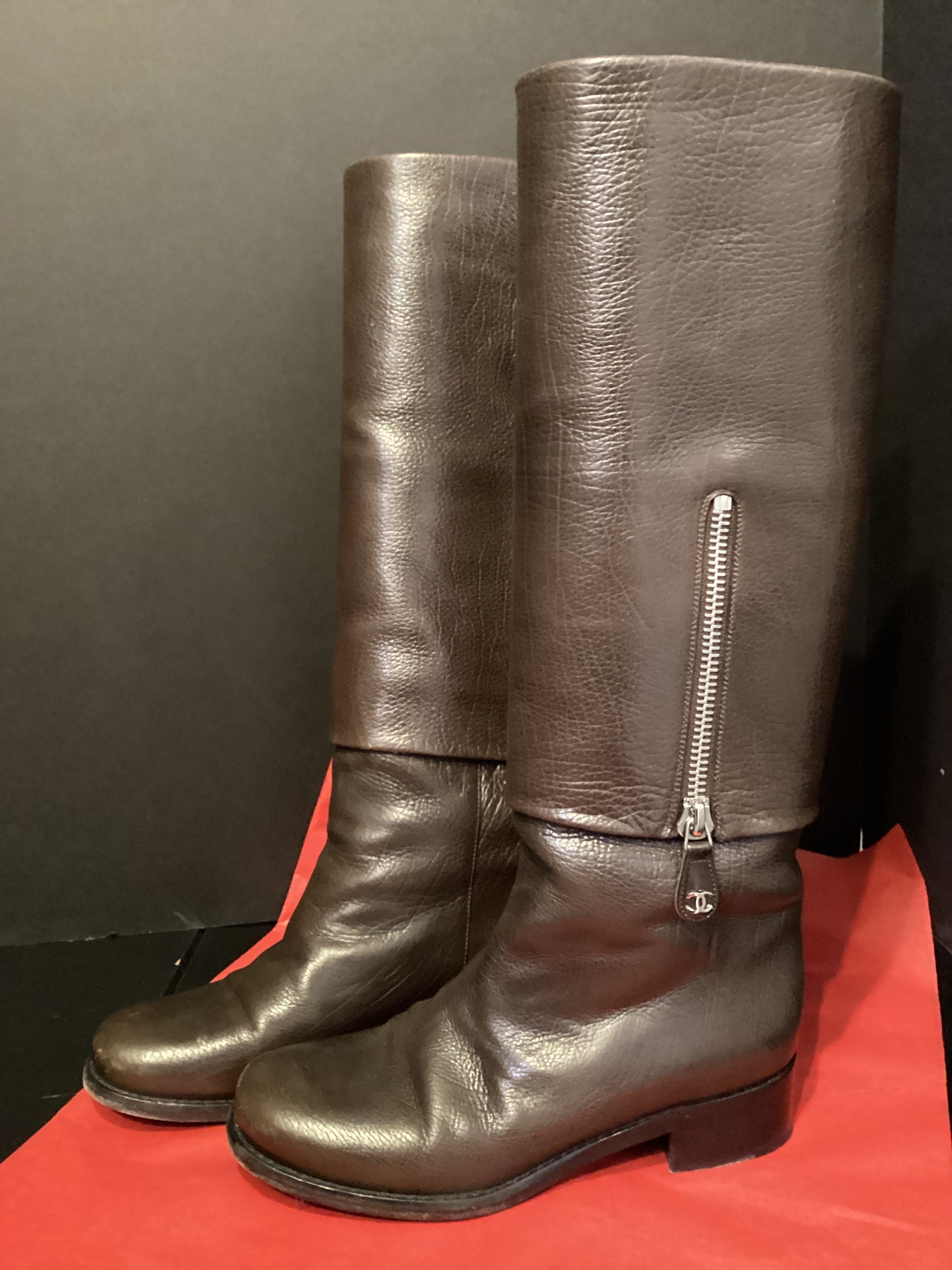 Chanel Riding boots CC, Size 38