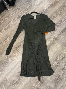 Dolan Knot Front Long Sleeve Dress - medium