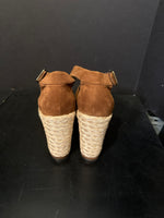 Load image into Gallery viewer, Stuart Weitzman Suede Espadrille Shoes - size 10
