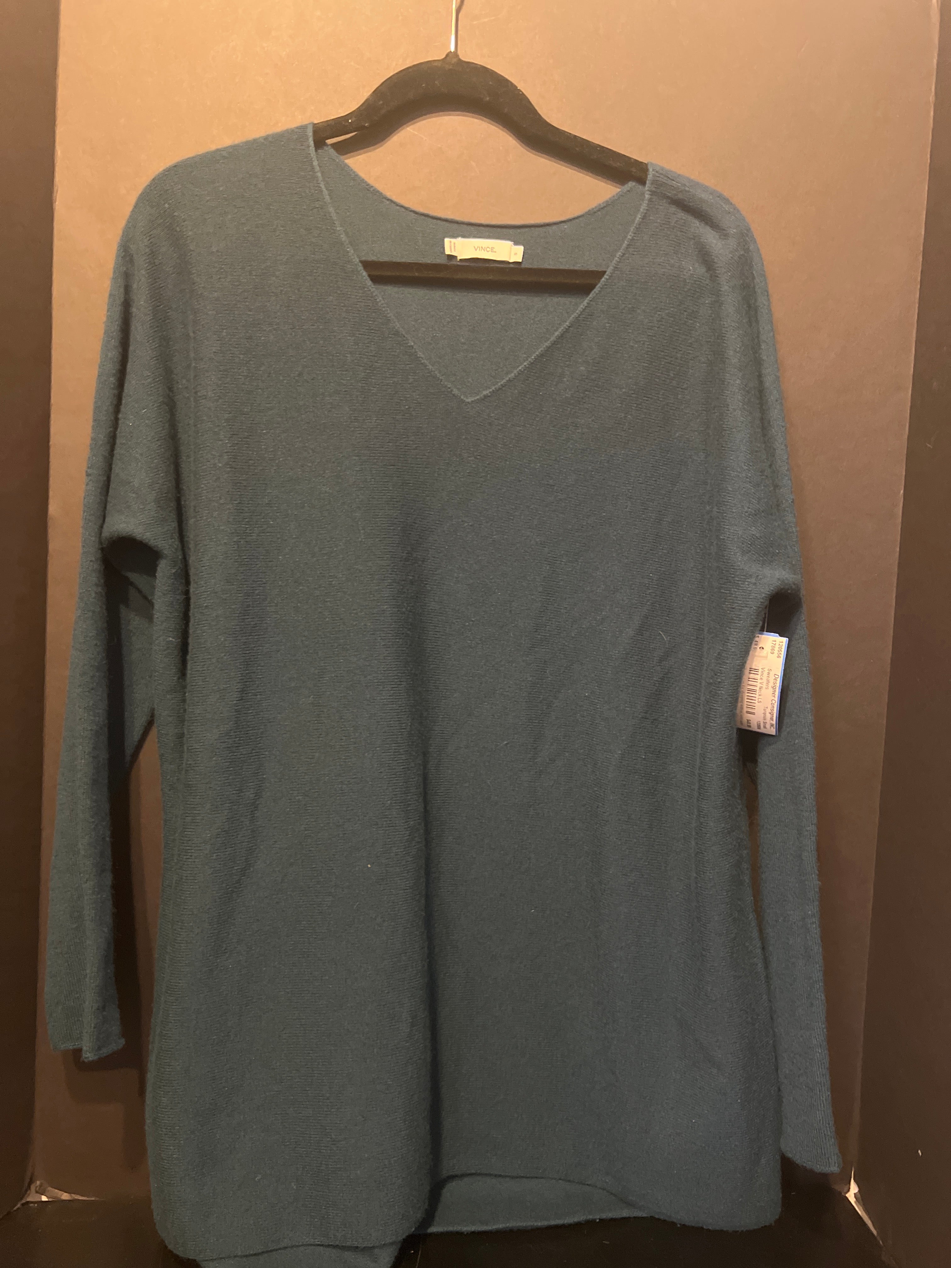 Vince V Neck Sweater (Size Small)