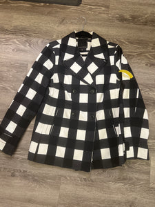 Banana Republic Gingham Jacket (Size Medium)