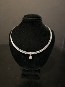 ALOR Silver Wire Necklace