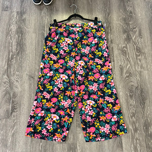 J Crew Floral Wide Leg Pants - size 14