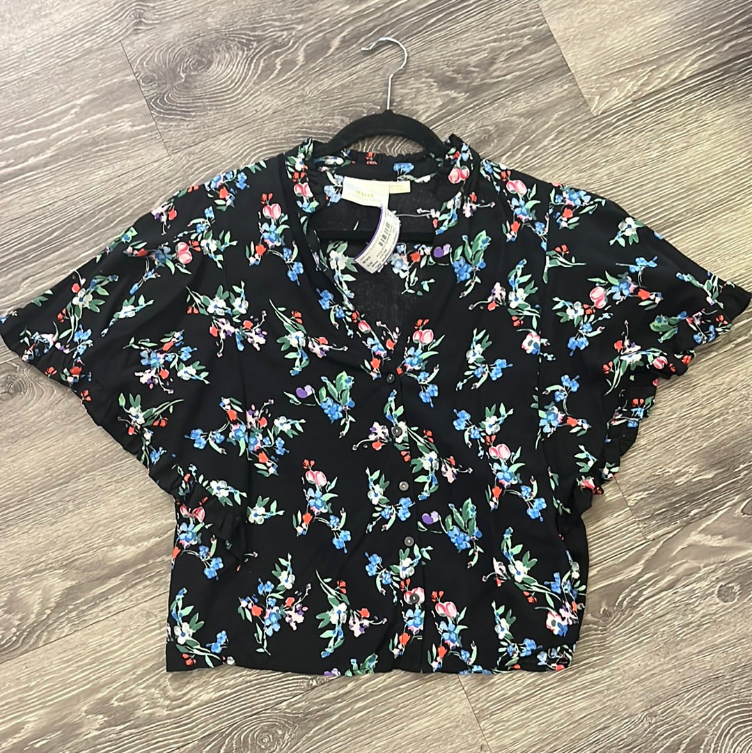 Maeve Butterfly Cut floral top - size small