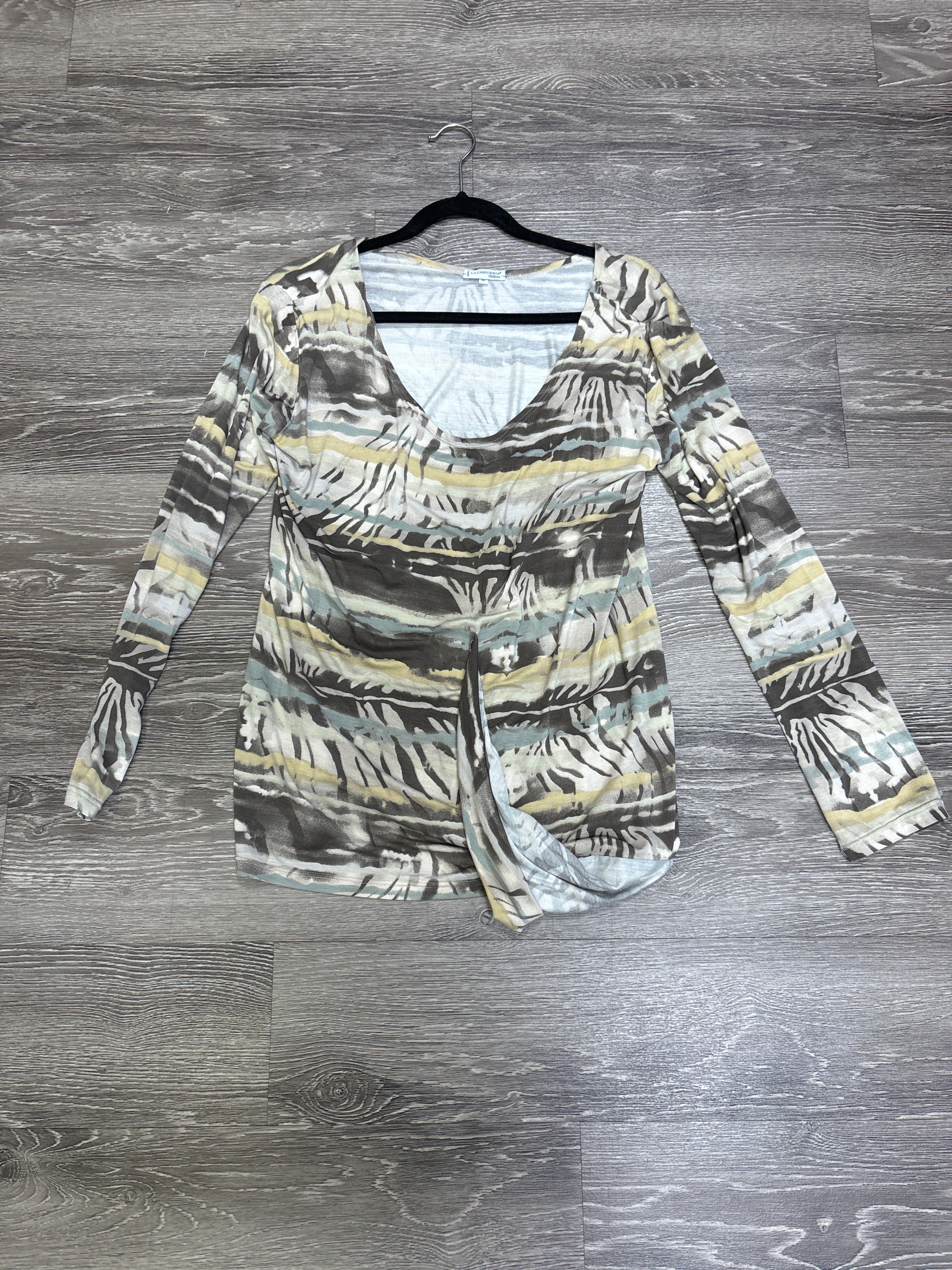 La Camiceria Zebra Stripe Top - Large