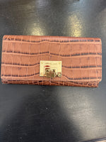 Load image into Gallery viewer, Michael Kors Croc Trifold Wallet
