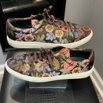 Load image into Gallery viewer, Taft Sneakers Floral Lace Up size 12.5
