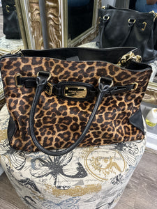 Michael Kors Cheetah Calf Hair Handbag - Large