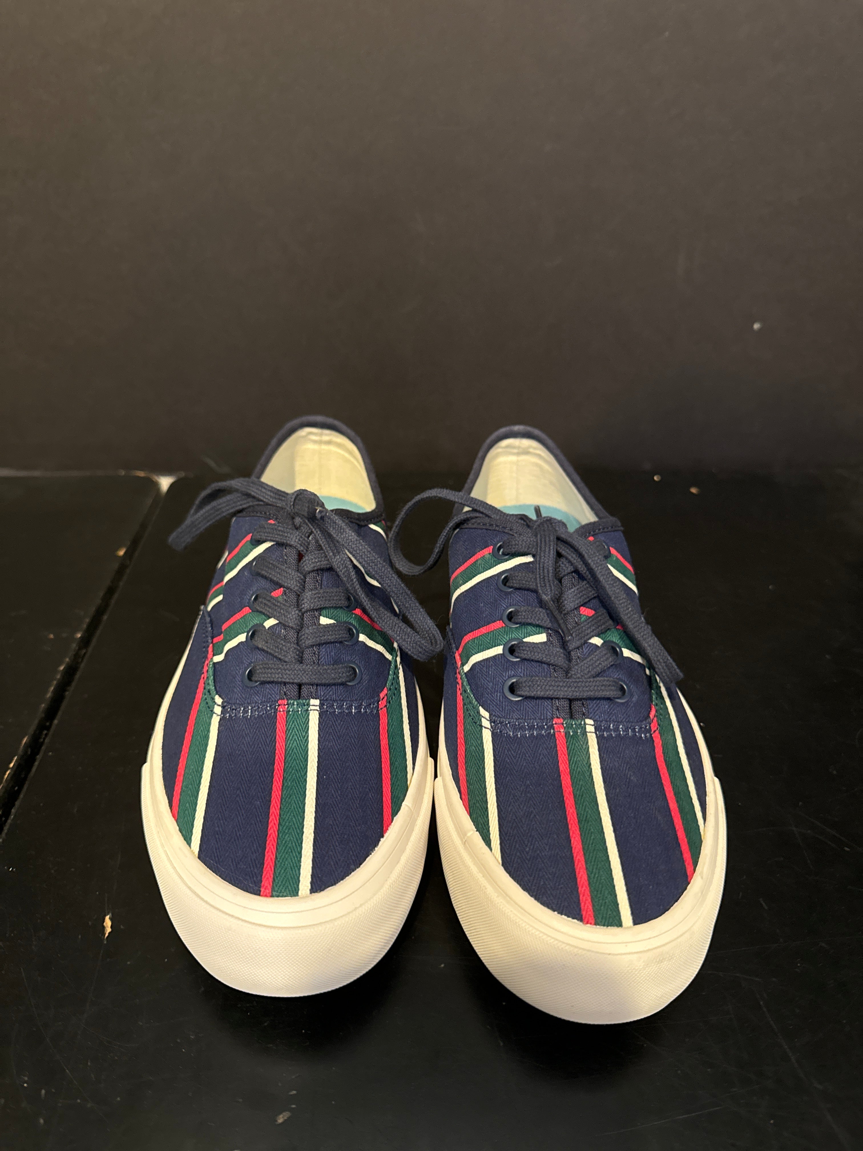 Seavees X Jcrew Stripe Sneaker Shoes - size 8