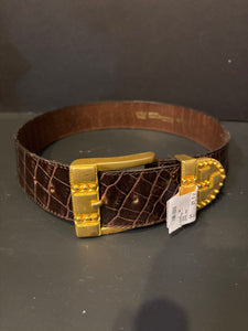 Dana Buchman Gold Buckle Belt - Size 30