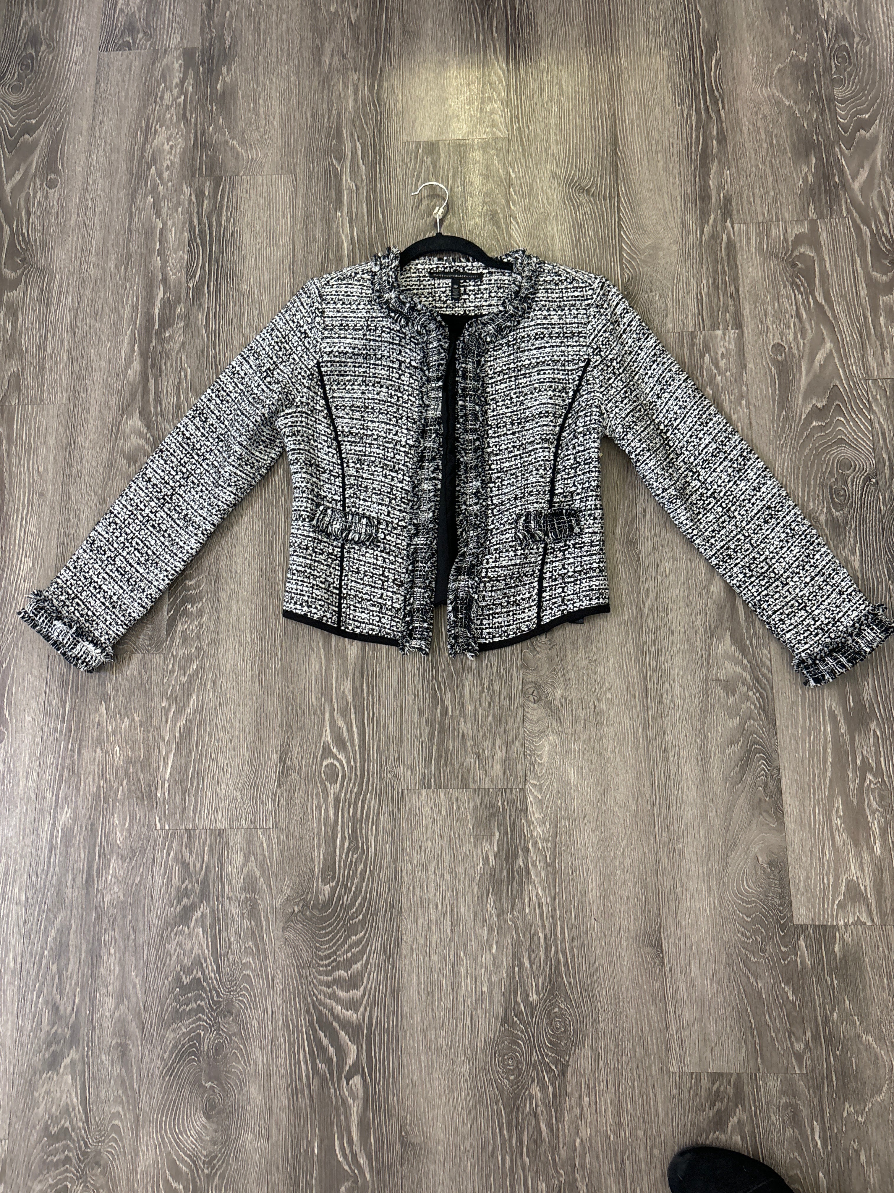 White House Black Market Blazer Tweed Jacket - MediumP