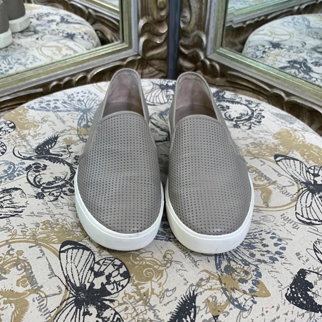 Vince Perforated Slip On Shoes - size 8