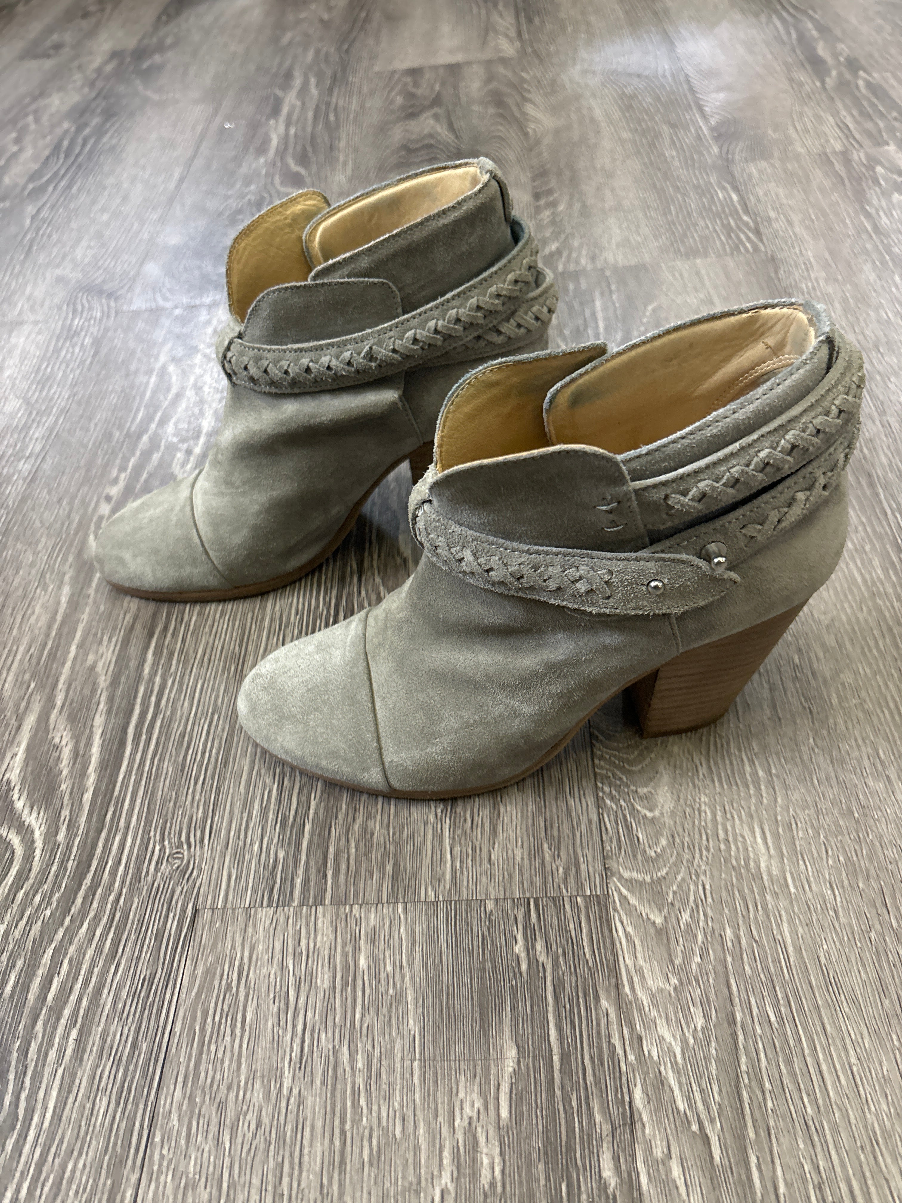 Rag & Bone Suede Braid Booties - Size 37.5