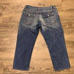 Load image into Gallery viewer, Prada Cropped Altered Jean Size S
