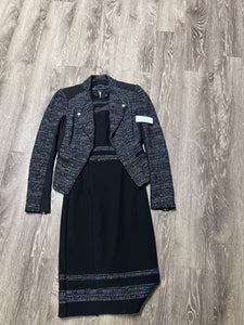 White House Black Market Tweed Dress Suit Jacket (Size 00)