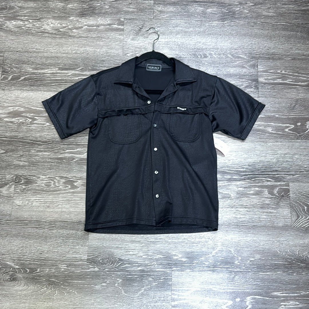 Versace Short Sleeve Polo Top - XS