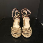 Load image into Gallery viewer, Coach Monogram Espadrille Woven Heel Shoes / size 7
