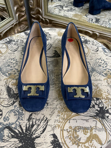 Tory Burch Suede Flats - Size 10