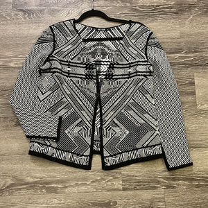 Nic + Zoe Tribal Print Sweater- size medium