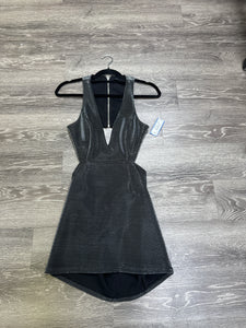 NBD Metallic Cutout Sleeveless Evening Dress - XS