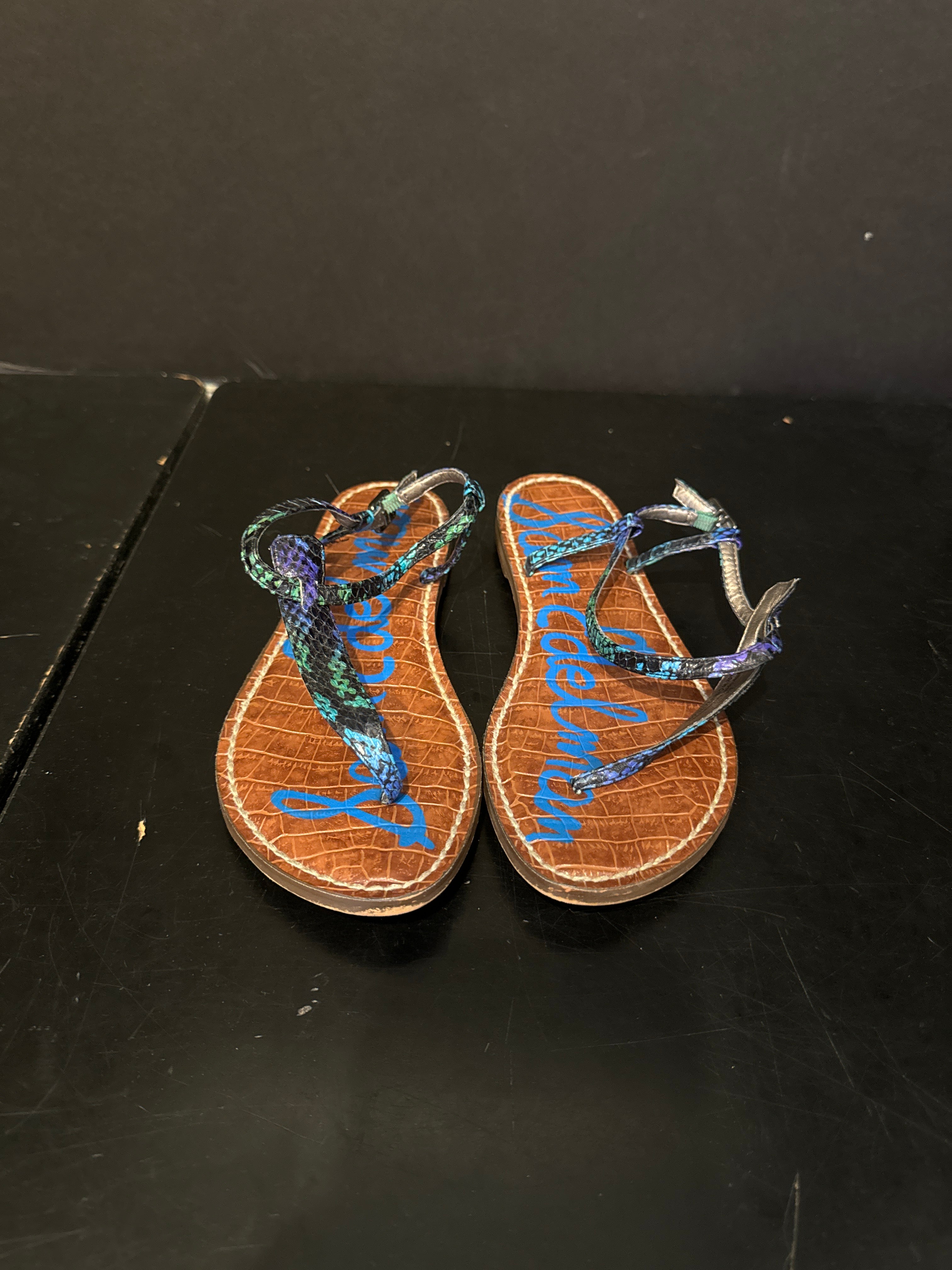 Sam Edelman Snake Thong Shoes - size 5