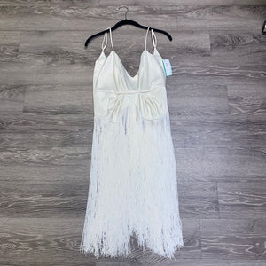 LPA Satin/Fringe Top - XS