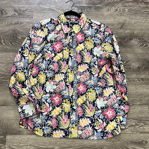 Talbots floral button-down ￼- size small