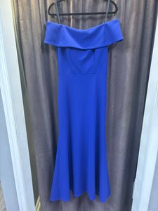 Aqua OTS Layer Evening Dress - Size 12