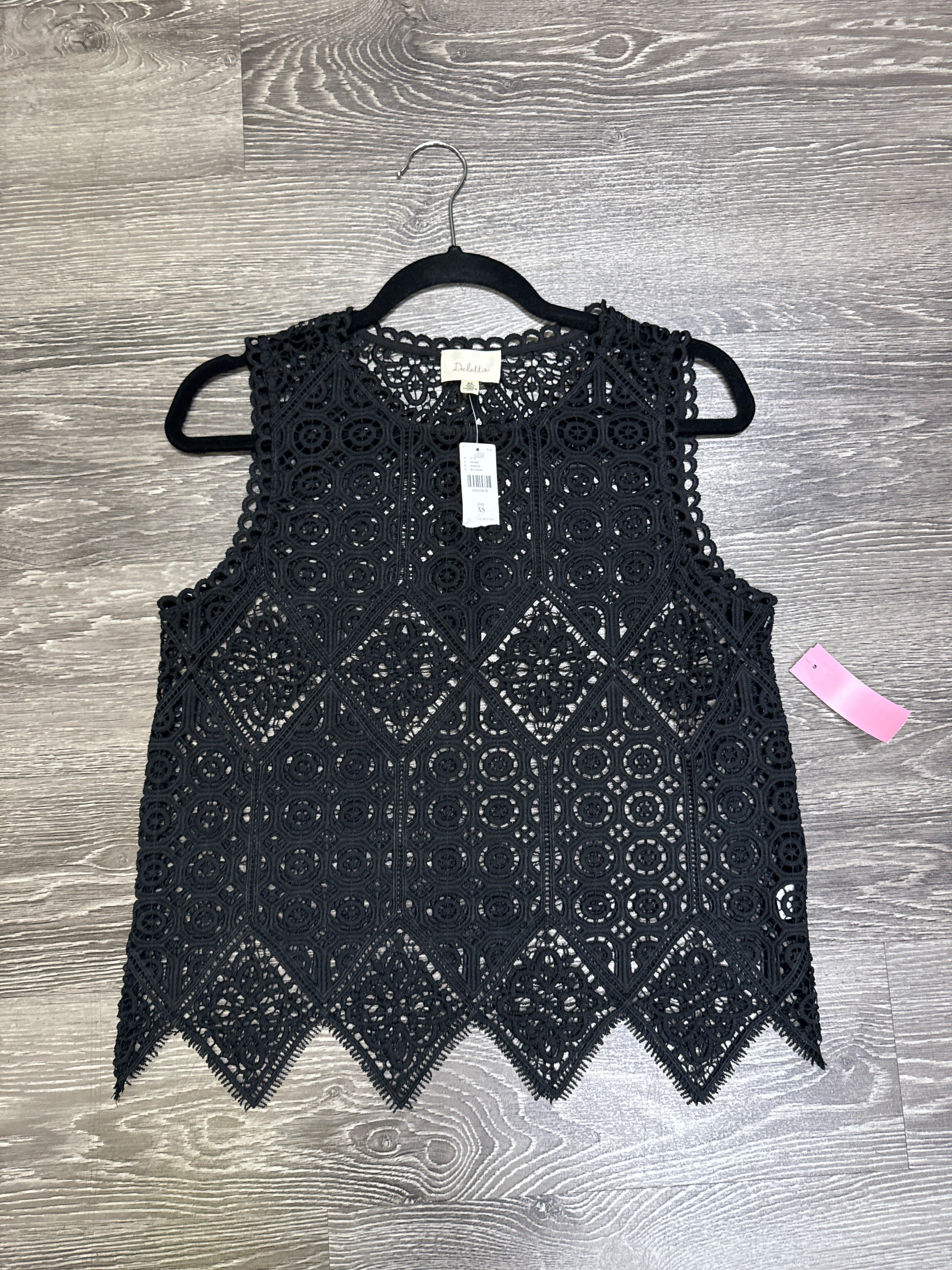 Deletta Crochet Tank Top - XS