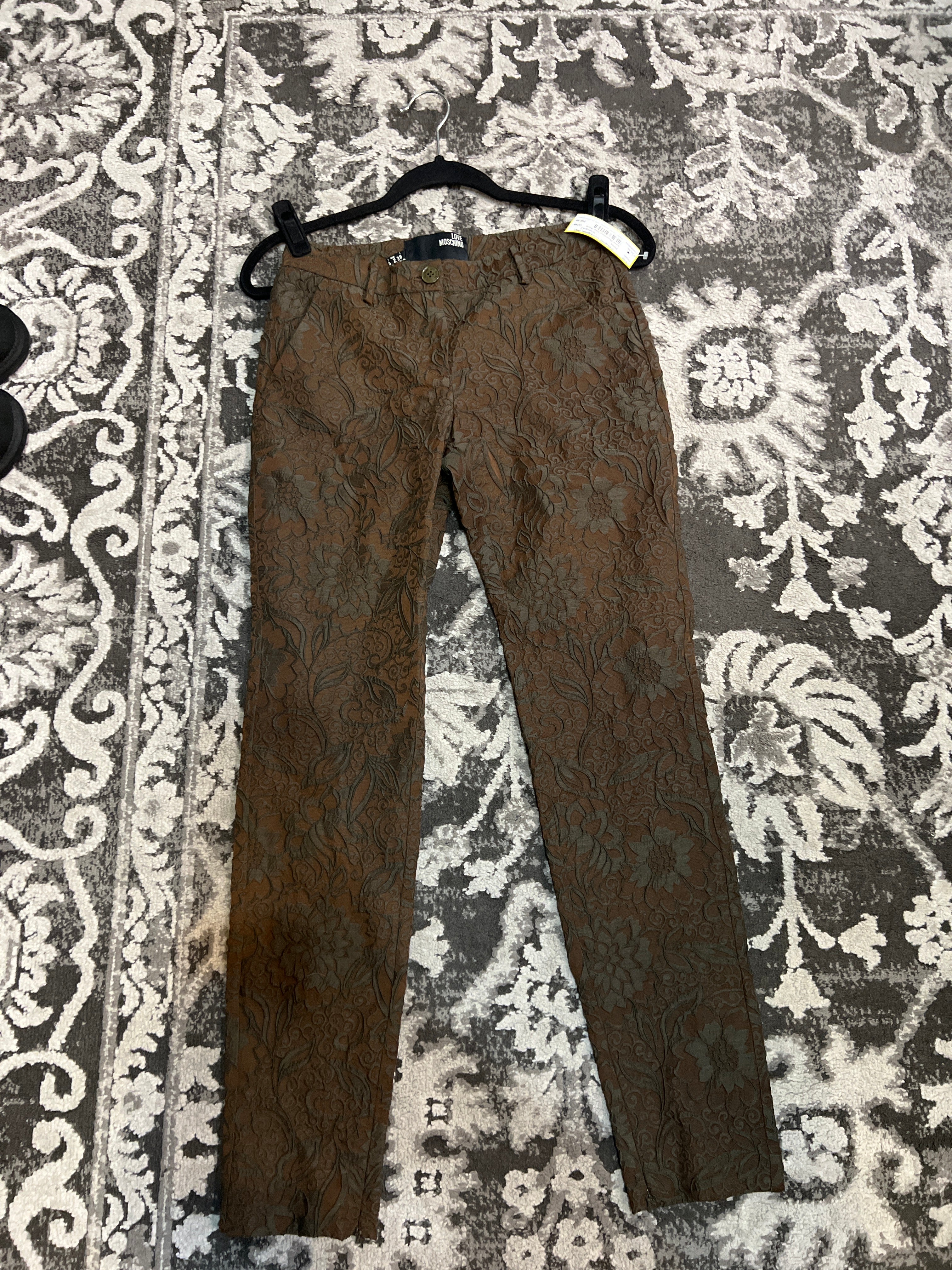 Love Moschino Flower Paisley Pants (Size 2)