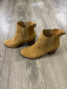 J Crew Suede Slip On Booties - Size 7