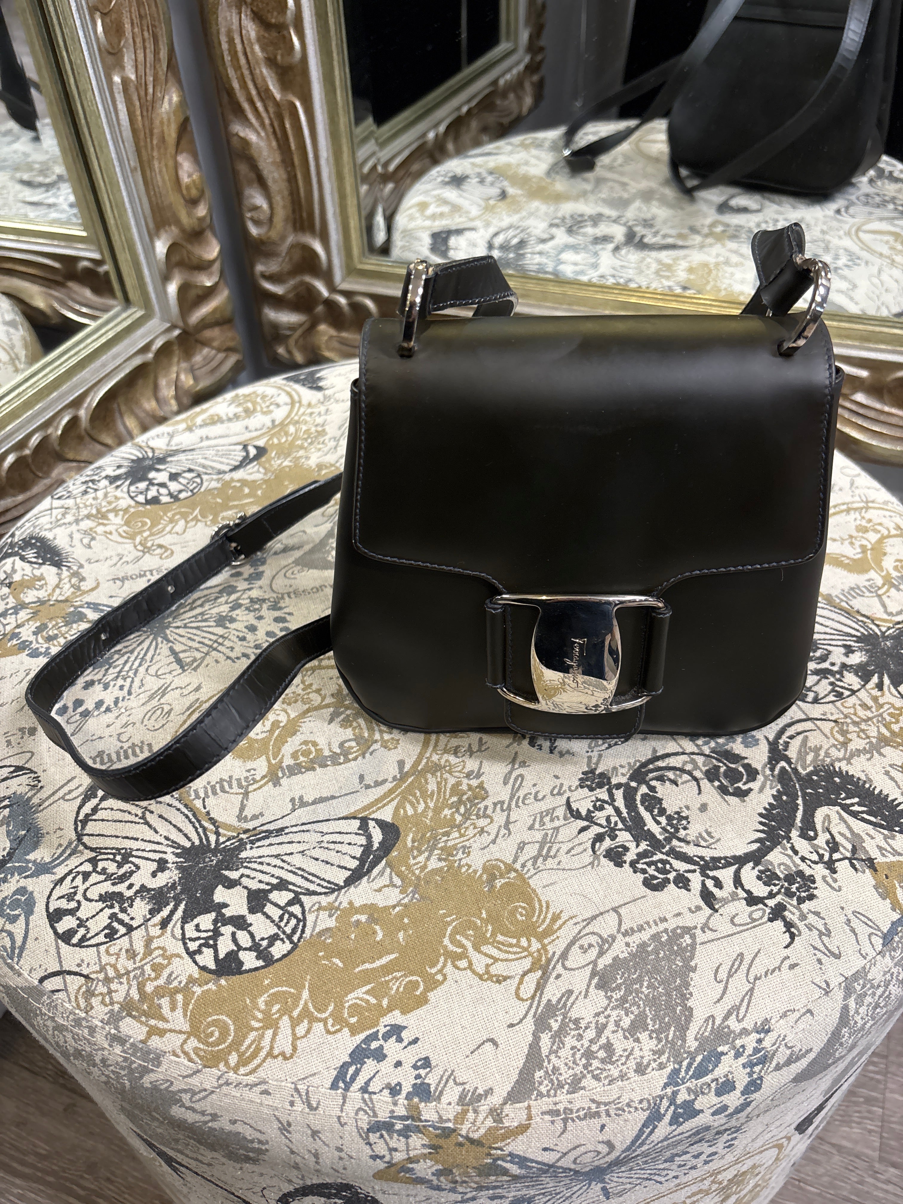 Ferragamo Leather Crossbody - small