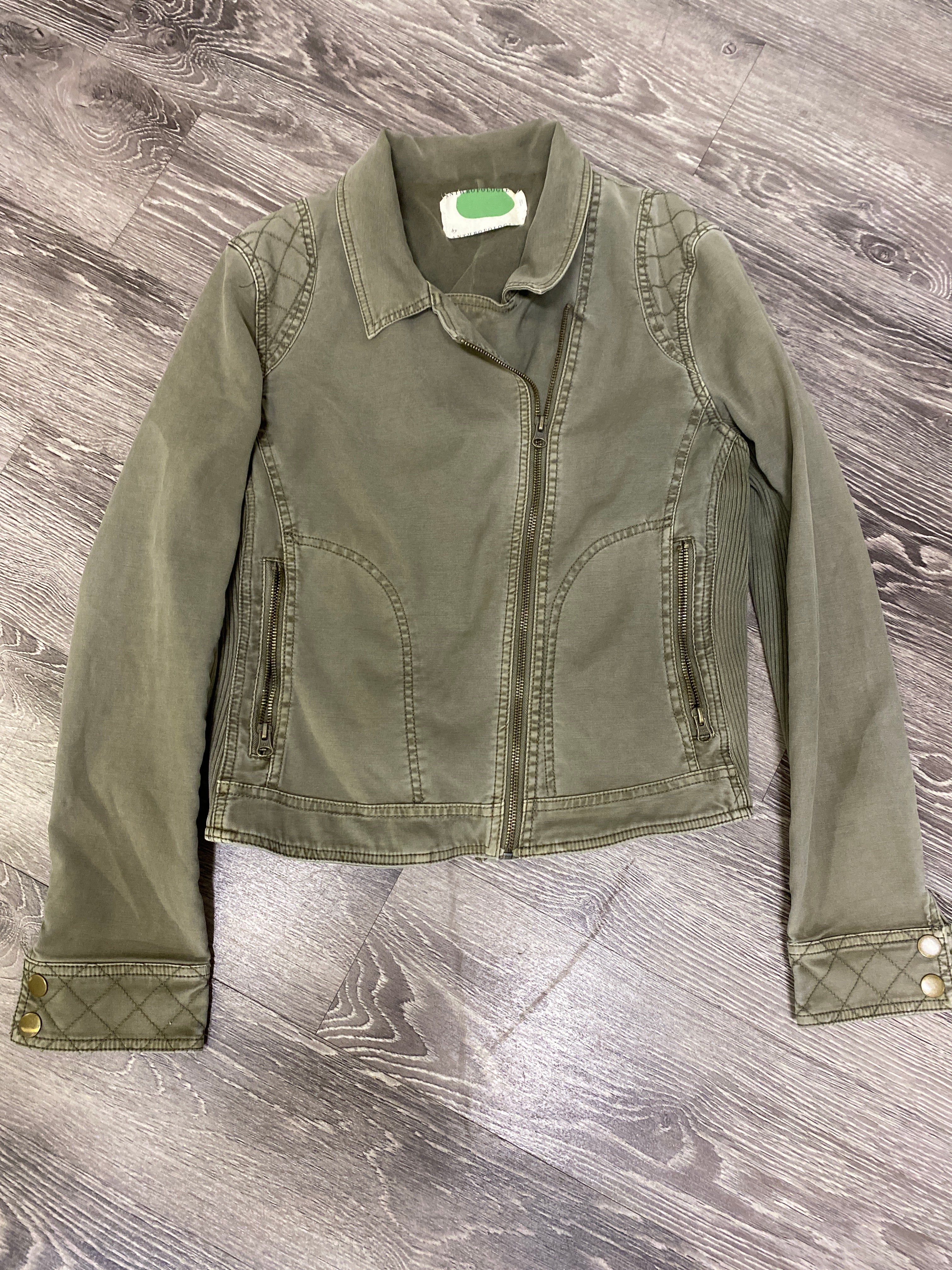 Anthropologie military rip zip jacket..szL