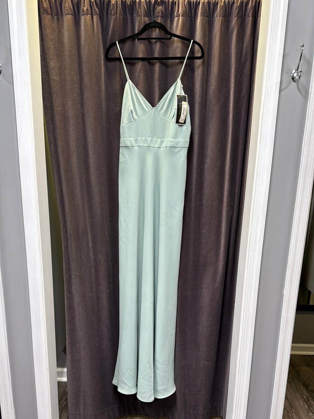 J Crew V Neck Spaghetti Evening Dress - size 8