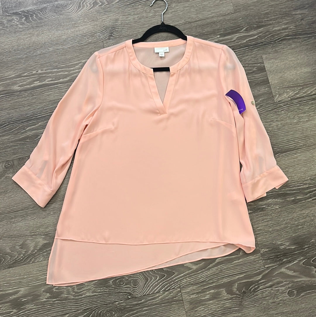 J Jill sheer 3/4 sleeve top - size XS