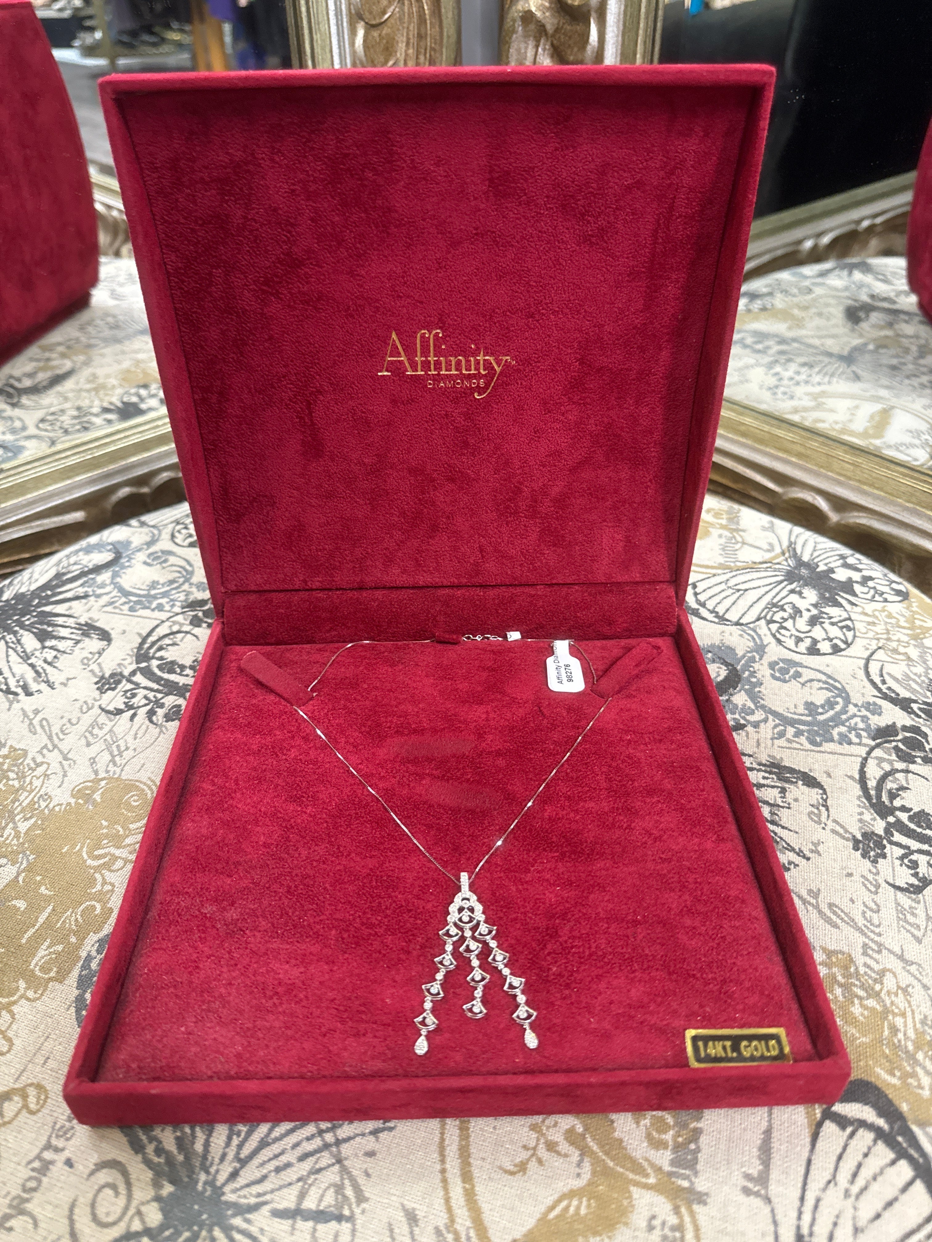 Affinity Diamond Chandelier Necklace