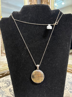 Load image into Gallery viewer, John Hardy 925 Silver 18kt Gold Dot Locket Necklace
