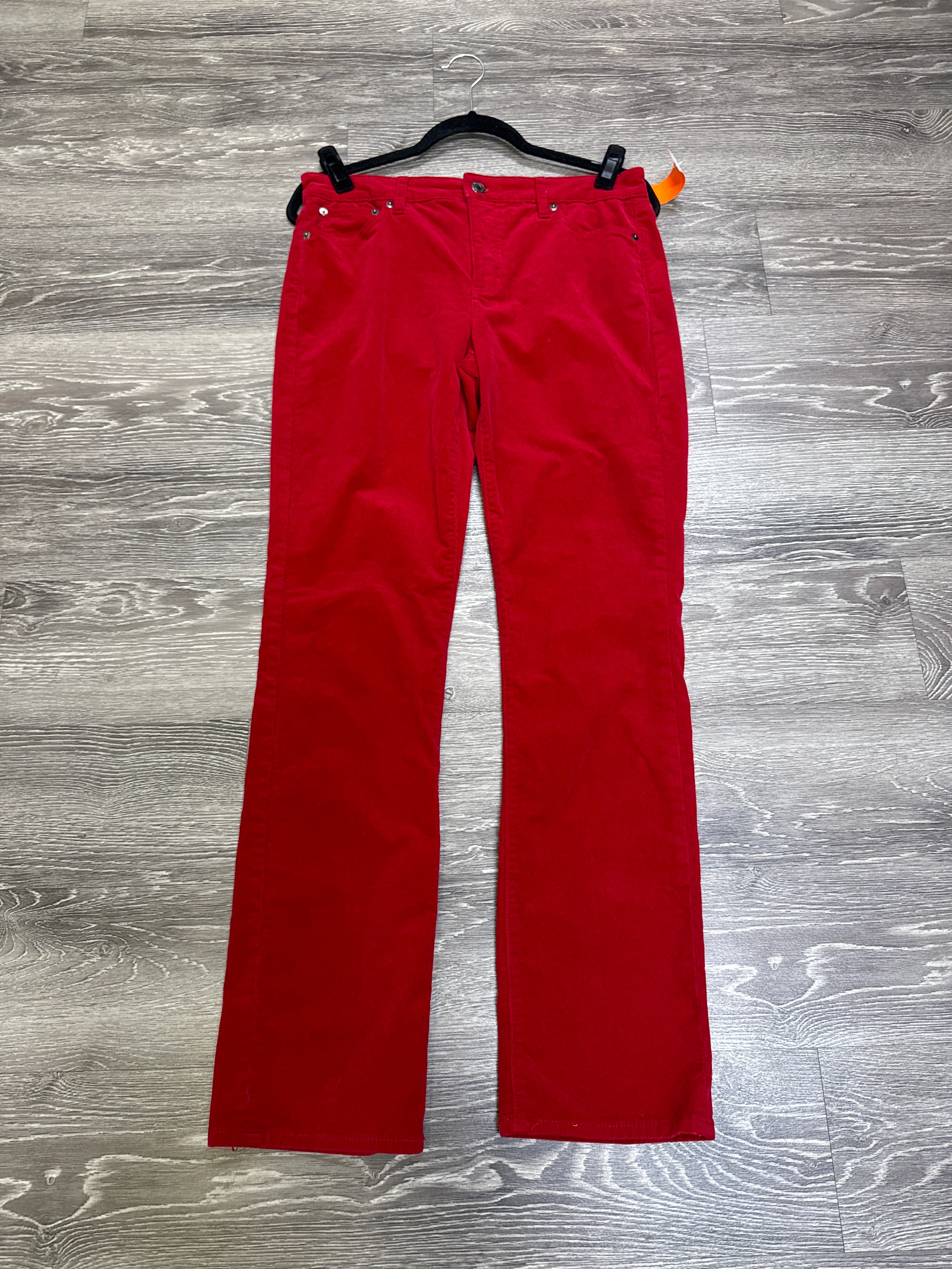 Lauren Ralph Lauren Straight Corduroy Pants - size 8