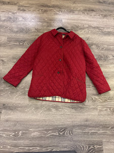 Burberry Quilted Long Button Jacket - large