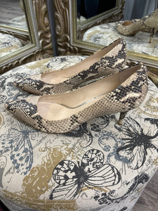 Coach Snakeskin Point Heels - Size 11